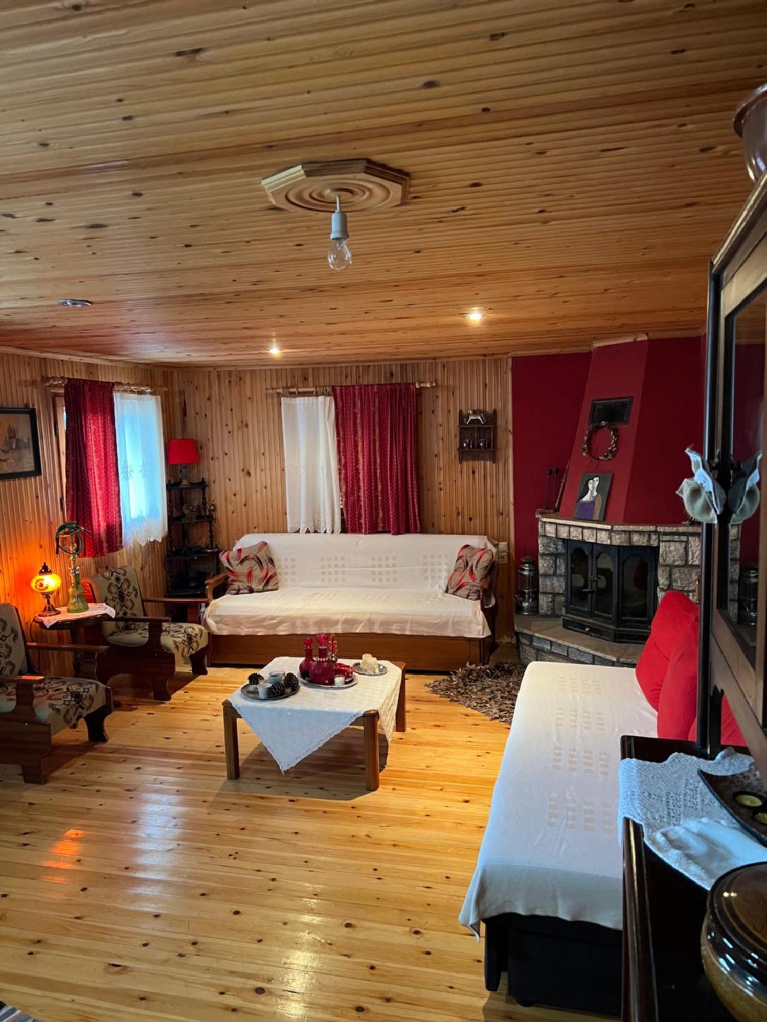 Traditional Wooden Apartment Koutsodímos Esterno foto