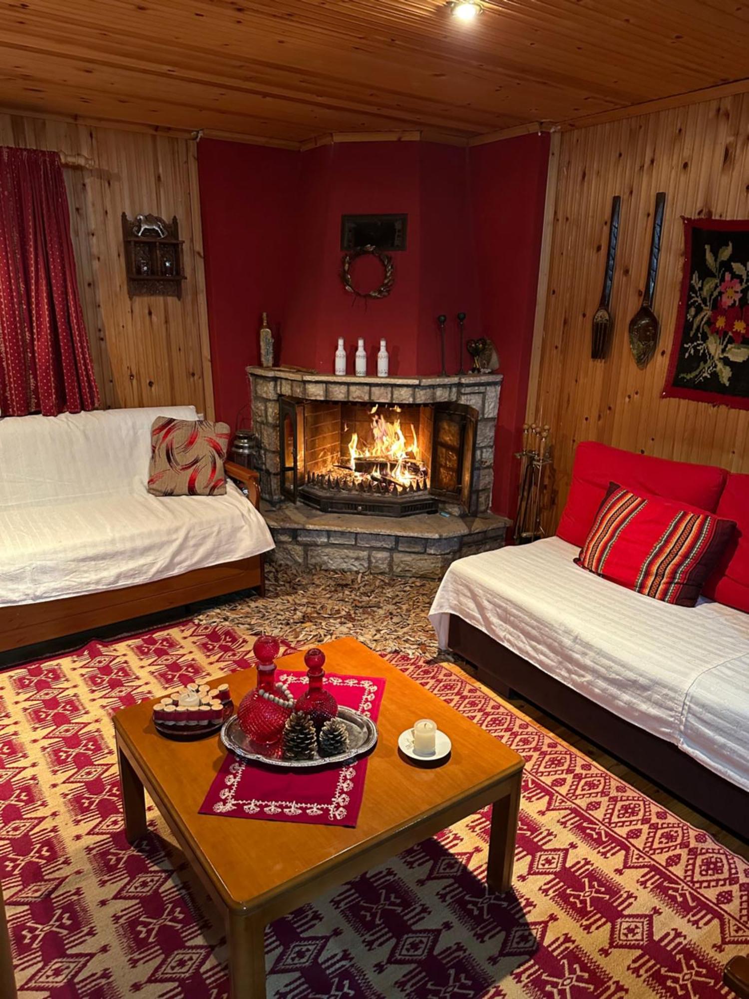 Traditional Wooden Apartment Koutsodímos Esterno foto